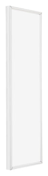 Annecy Plastique Cadre Photo 20x60cm Blanc Brillant De Face Oblique | Yourdecoration.fr