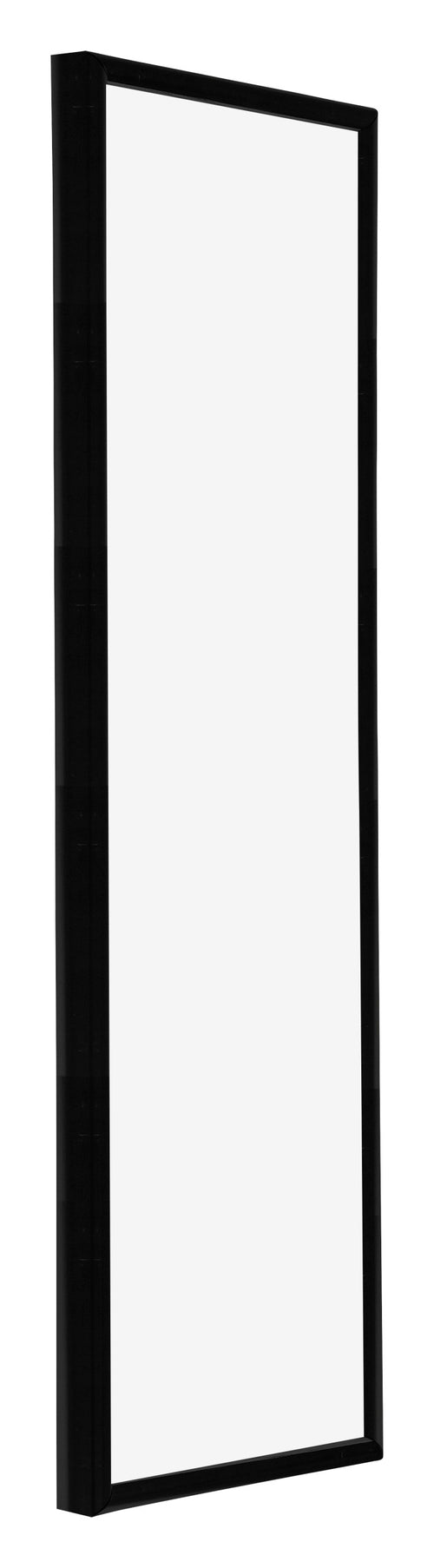 Annecy Plastique Cadre Photo 20x60cm Noir Brillant De Face Oblique | Yourdecoration.fr