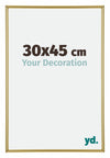 Annecy Plastique Cadre Photo 30x45cm Or De Face Mesure | Yourdecoration.fr