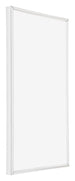 Annecy Plastique Cadre Photo 30x50cm Blanc Brillant De Face Oblique | Yourdecoration.fr