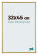 Annecy Plastique Cadre Photo 32x45cm Or De Face Mesure | Yourdecoration.fr