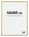 Annecy Plastique Cadre Photo 45x60cm Or De Face Mesure | Yourdecoration.fr