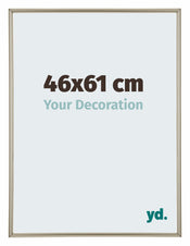 Annecy Plastique Cadre Photo 46x61cm Champagne De Face Mesure | Yourdecoration.fr