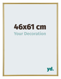 Annecy Plastique Cadre Photo 46x61cm Or De Face Mesure | Yourdecoration.fr