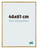 Annecy Plastique Cadre Photo 46x61cm Or De Face Mesure | Yourdecoration.fr