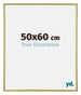 Annecy Plastique Cadre Photo 50x60cm Or De Face Mesure | Yourdecoration.fr