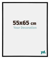 Annecy Plastique Cadre Photo 55x65cm Noir Brillant Mesure | Yourdecoration.fr
