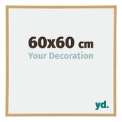 Annecy Plastique Cadre Photo 60x60cm Hêtre De Face Mesure | Yourdecoration.fr