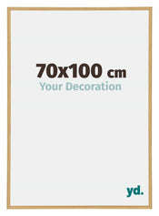 Annecy Plastique Cadre Photo 70x100cm Hêtre De Face Mesure | Yourdecoration.fr