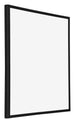 Annecy Plastique Cadre Photo 70x70cm Noir Mat De Face Oblique | Yourdecoration.fr