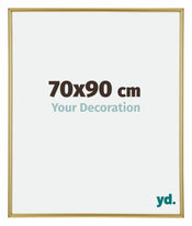 Annecy Plastique Cadre Photo 70x90cm Or De Face Mesure | Yourdecoration.fr