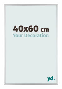 Aurora Aluminium Cadre Photo 40x60cm Argent Mat De Face Mesure | Yourdecoration.fr