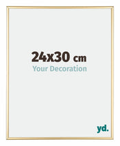 Austin Aluminium Cadre Photo 24x30cm Or Brillant De Face Mesure | Yourdecoration.fr
