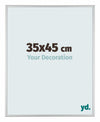 Austin Aluminium Cadre Photo 35x45cm Argent Mat De Face Mesure | Yourdecoration.fr