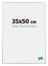 Austin Aluminium Cadre Photo 35x50cm Argent Brillant De Face Mesure | Yourdecoration.fr