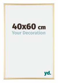 Austin Aluminium Cadre Photo 40x60cm Or Brillant De Face Mesure | Yourdecoration.fr