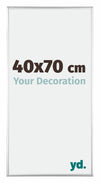 Austin Aluminium Cadre Photo 40x70cm Argent Brillant De Face Mesure | Yourdecoration.fr