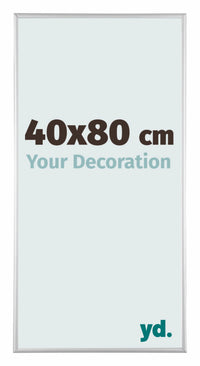 Austin Aluminium Cadre Photo 40x80cm Argent Mat De Face Mesure | Yourdecoration.fr