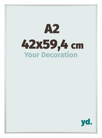 Austin Aluminium Cadre Photo 42x59 4cm A2 Argent Mat De Face Mesure | Yourdecoration.fr