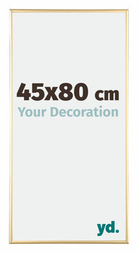 Austin Aluminium Cadre Photo 45x80cm Or De Face Mesure | Yourdecoration.fr