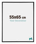 Austin Aluminium Cadre Photo 55x65cm Noir Brillant De Face Mesure | Yourdecoration.fr