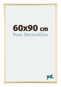 Austin Aluminium Cadre Photo 60x90cm Or Brillant De Face Mesure | Yourdecoration.fr
