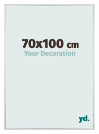 Austin Aluminium Cadre Photo 70x100cm Argent Mat De Face Mesure | Yourdecoration.fr