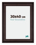 Birmingham Bois Cadre Photo 30x40cm Brun De face Mesure | Yourdecoration.fr