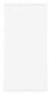 Bordeaux Plastique Cadre Photo 30x60cm Blanc Brillant De face | Yourdecoration.fr