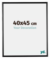 Bordeaux Plastique Cadre Photo 40x45cm Noir Très Brillant De face Mesure | Yourdecoration.fr