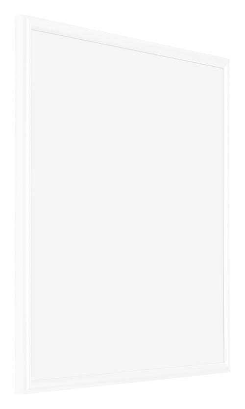 Bordeaux Plastique Cadre Photo 45x45cm Blanc Brillant De face Oblique | Yourdecoration.fr