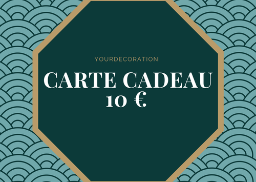 Carte cadeau d’une valeur de 10 €