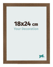 Cadre Photo 18x24 cm Chene Rustique MDF Bologna De Face Mesure | Yourdecoration.fr