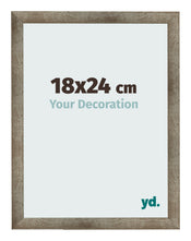 Cadre Photo 18x24 cm Metal Vintage MDF Bologna De Face Mesure | Yourdecoration.fr