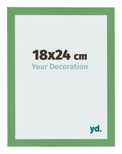 Cadre Photo 18x24 cm Vert MDF Bologna De Face Mesure | Yourdecoration.fr
