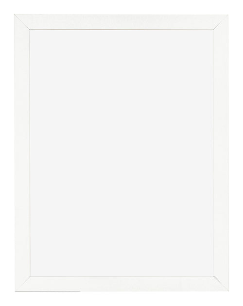 Cadre Photo 18x24cm Blanc Brillant MDF Bologna De Face | Yourdecoration.fr