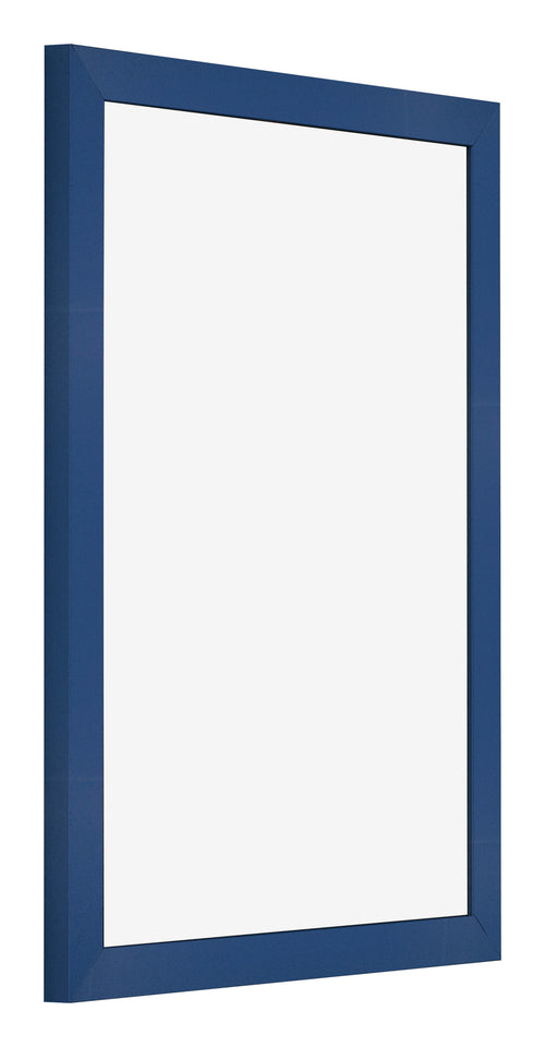 Cadre Photo 18x24cm Bleu Fonce MDF Bologna De Face Oblique | Yourdecoration.fr
