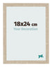 Cadre Photo 18x24cm Chêne Sonoma MDF Bologna De Face Mesure | Yourdecoration.fr