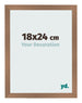 Cadre Photo 18x24cm Cuivre Décor MDF Bologna De Face Mesure | Yourdecoration.fr