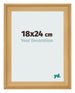 Cadre Photo 18x24cm De Pin Grain de Bois MDF Lazio De Face Mesure | Yourdecoration.fr