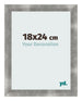 Cadre Photo 18x24cm Metal Vintage MDF Pisa De Face Mesure | Yourdecoration.fr