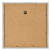 Cadre Photo 20x20cm Argent Mat MDF Bologna Arriere | Yourdecoration.fr