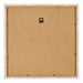Cadre Photo 20x20cm Blanc Vintage MDF Bologna Arriere | Yourdecoration.fr