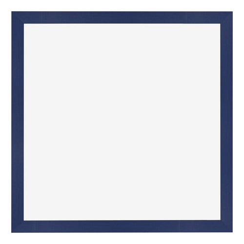 Cadre Photo 20x20cm Bleu Foncé Patiné MDF Bologna De Face | Yourdecoration.fr