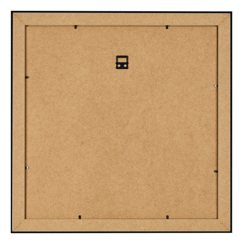 Cadre Photo 20x20cm Noir Argent Poli MDF Pisa Arriere | Yourdecoration.fr