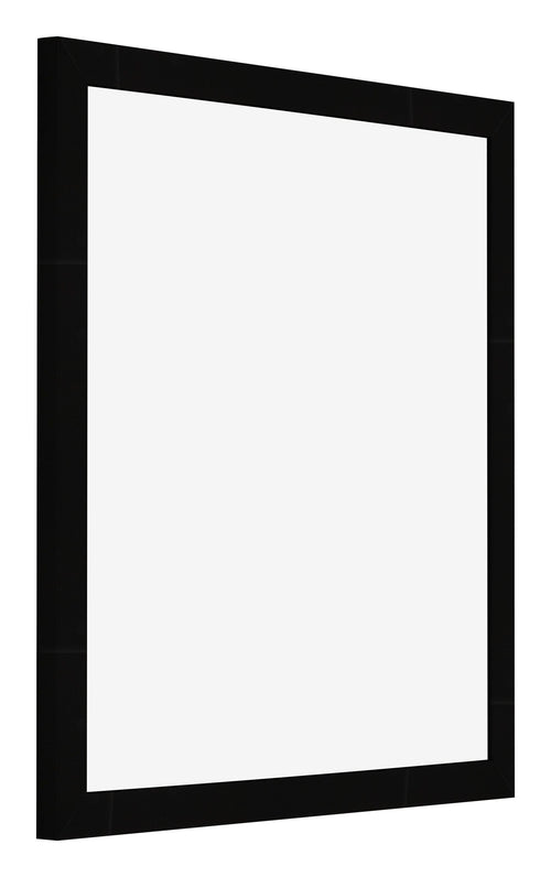Cadre Photo 20x20cm Noir Brillant MDF Bologna De Face Oblique | Yourdecoration.fr