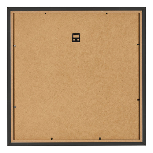 Cadre Photo 20x20cm Noir Grain de Bois MDF Bologna Arriere | Yourdecoration.fr