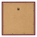 Cadre Photo 20x20cm Vin Rouge Patine MDF Bologna Arriere | Yourdecoration.fr