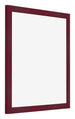 Cadre Photo 20x20cm Vin Rouge Patine MDF Bologna De Face Oblique | Yourdecoration.fr