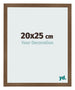 Cadre Photo 20x25 cm Chene Rustique MDF Bologna De Face Mesure | Yourdecoration.fr